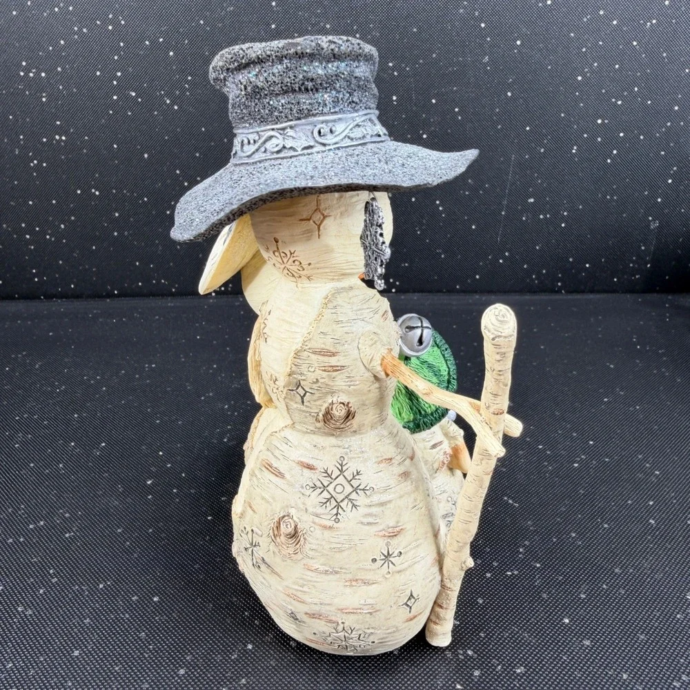 Birch Hearts Family Love Snowman Figurine Barbara McDonald Pavilion Gift 81013